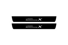 Led door sills Mitsubishi Lancer X 2007-2017 with logo Evolution X - (type ZBS) (front doors) Led door sills Mitsubishi Lancer X 2007-2017 with logo Evolution X - (type ZBS) (front doors)