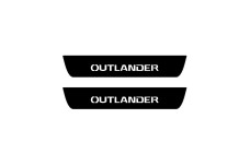 Led door sills Mitsubishi Outlander III 2012-2021 - (type ZBS) (rear doors)