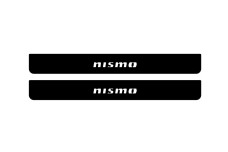Led door sills Nissan Armada II 2017+ with logo Nismo - (type ZBS) (front doors)