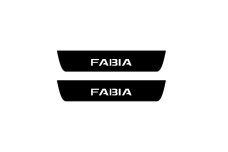 Led door sills Skoda Fabia III 2014-2021 - (type ZBS) (rear doors) Led door sills Skoda Fabia III 2014-2021 - (type ZBS) (rear doors)