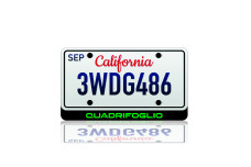 LED License Plate Badge for Quadrifoglio (USA type)