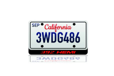 LED License Plate Badge for 392 HEMI (USA type)