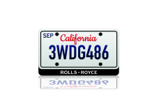 LED License Plate Badge for Rolls-Royce (USA type)