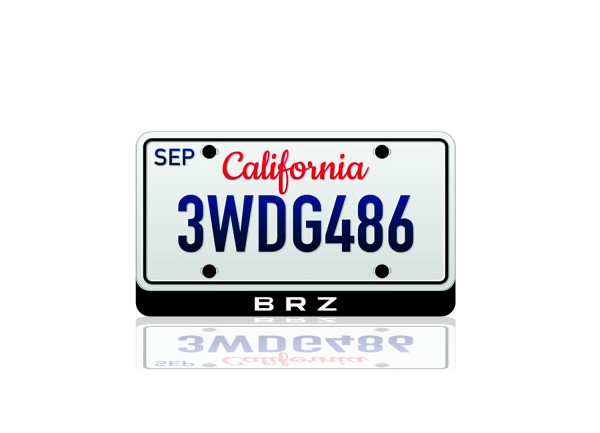 LED License Plate Badge for BRZ (USA type) LED License Plate Badge for BRZ (USA type)