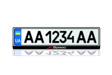 License Plate Frame for A-Spec (Europe type)