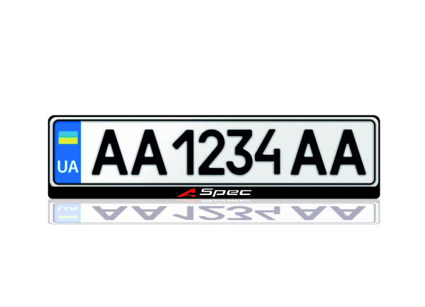 License Plate Frame for A-Spec (Europe type) License Plate Frame for A-Spec (Europe type)