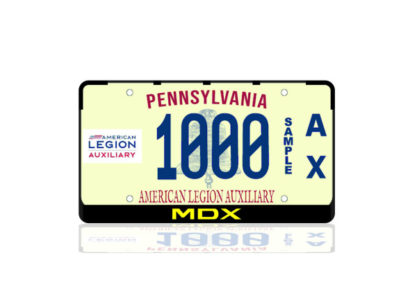 License Plate Frame for Acura MDX III 2013-2021 (USA type)