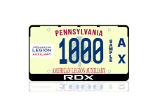 License Plate Frame for Acura RDX III 2018+ (USA type)