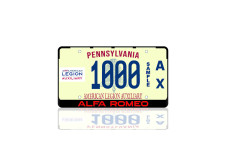 License Plate Frame for Alfa Romeo (USA type)