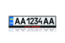 License Plate Frame for Alfa Romeo (Europe type)