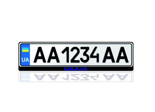 License Plate Frame for Alfa Romeo Giulia 2016+ (Europe type)