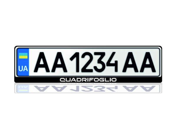 License Plate Frame for Quadrifoglio (Europe type)