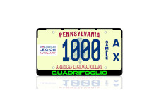 License Plate Frame for Quadrifoglio (USA type)