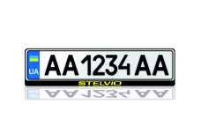 License Plate Frame for Stelvio (Europe type)