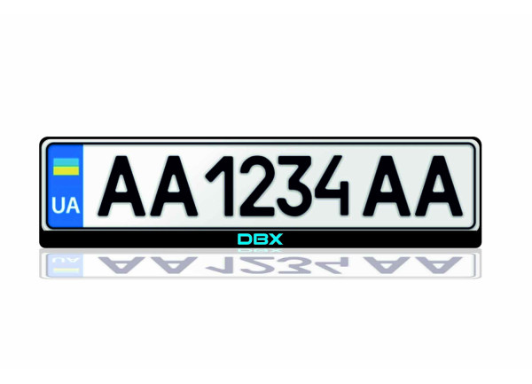 License Plate Frame for Aston Martin DBX 2020+ (Europe type)