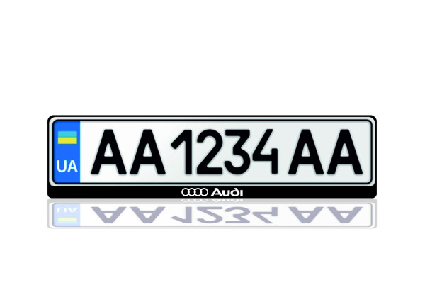 License Plate Frame for Audi Var.1 (Europe type)