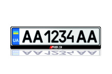 License Plate Frame for Audi RS3 (Europe type)