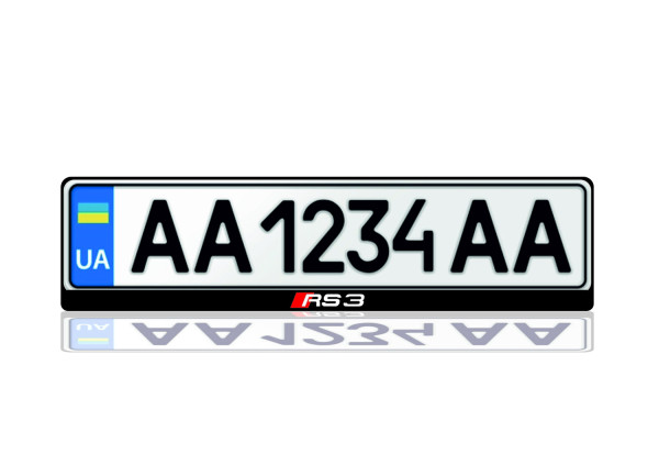 License Plate Frame for Audi RS3 (Europe type)