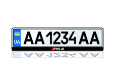License Plate Frame for Audi RS4 (Europe type)
