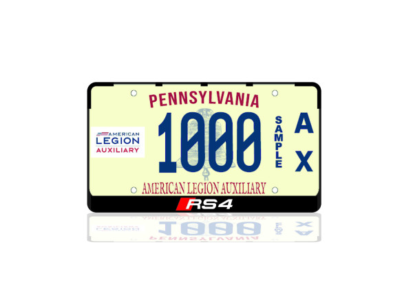 License Plate Frame for Audi RS4 (USA type) License Plate Frame for Audi RS4 (USA type)