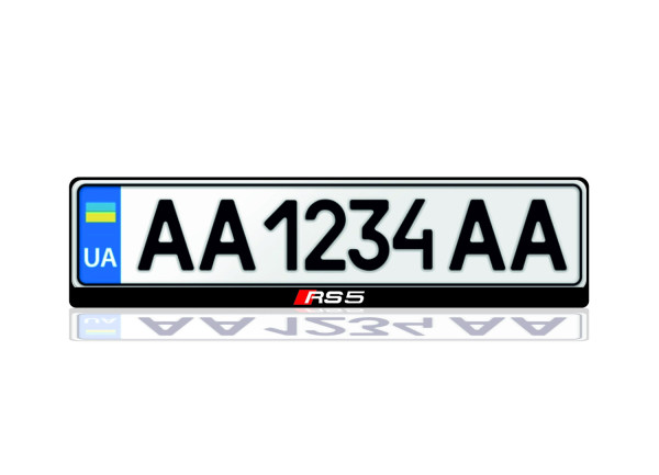 License Plate Frame for Audi RS5 (Europe type)