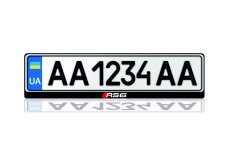 License Plate Frame for Audi RS6 (Europe type)