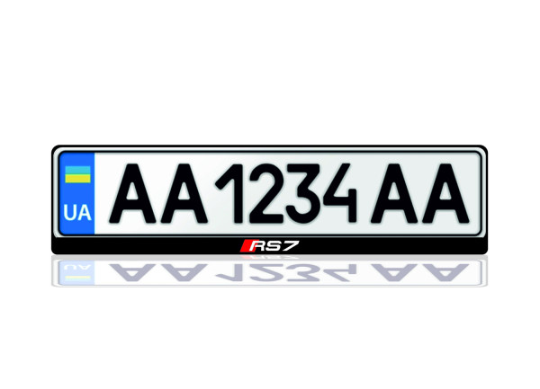 License Plate Frame for Audi RS7 (Europe type)