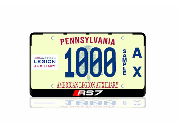 License Plate Frame for Audi RS7 (USA type) License Plate Frame for Audi RS7 (USA type)