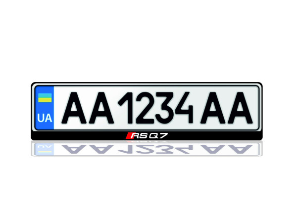 License Plate Frame for Audi RSQ7 (Europe type) License Plate Frame for Audi RSQ7 (Europe type)