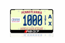 License Plate Frame for Audi RSQ7 (USA type)