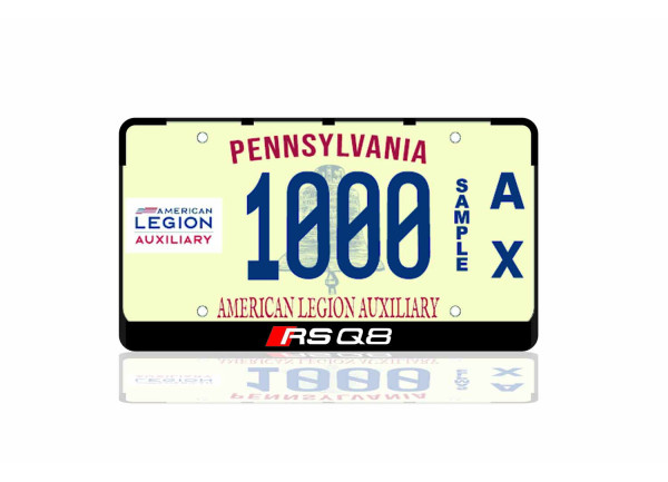 License Plate Frame for Audi RSQ8 (USA type)