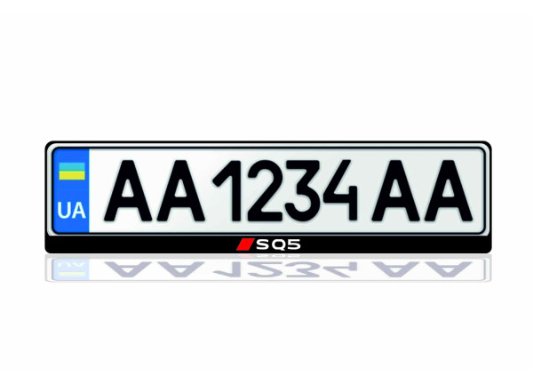 License Plate Frame for Audi SQ5 Var.2 (Europe type)