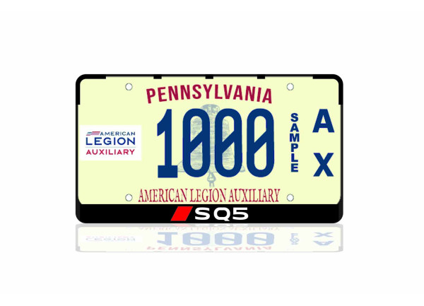 License Plate Frame for Audi SQ5 Var.2 (USA type)