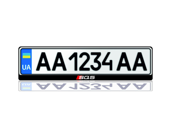 License Plate Frame for Audi SQ5 Var.1 (Europe type)