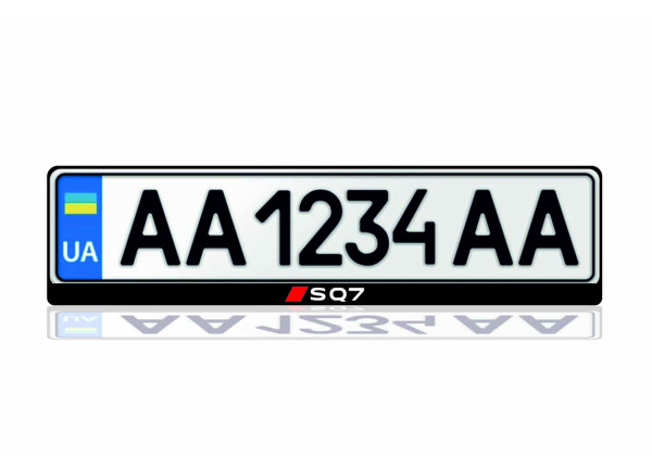 License Plate Frame for Audi SQ7 Var.2 (Europe type)