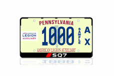 License Plate Frame for Audi SQ7 Var.2 (USA type)