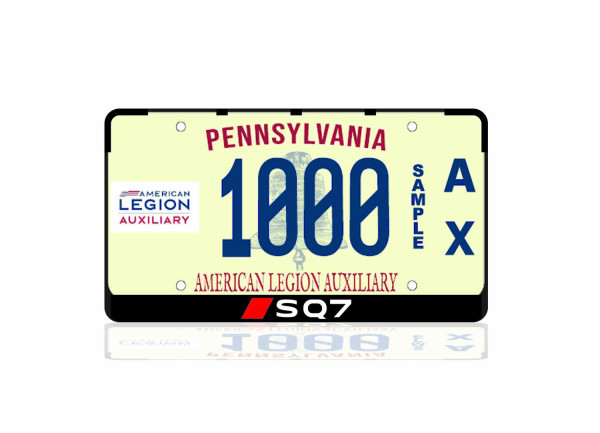 License Plate Frame for Audi SQ7 Var.2 (USA type)
