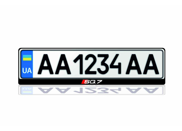 License Plate Frame for Audi SQ7 Var.1 (Europe type)