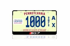 License Plate Frame for Audi SQ7 Var.1 (USA type)