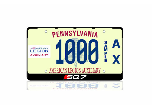 License Plate Frame for Audi SQ7 Var.1 (USA type)