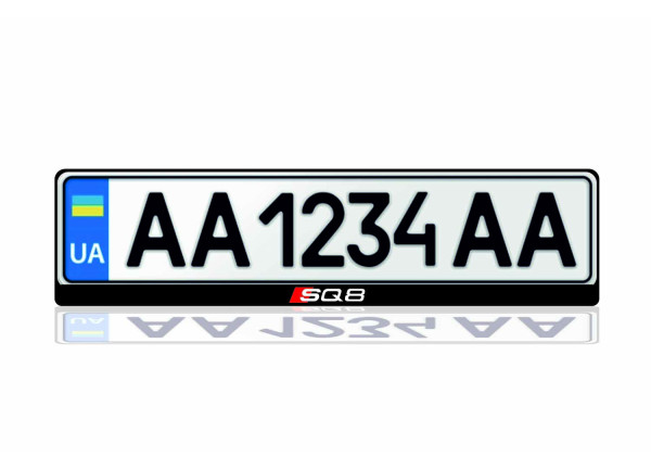 License Plate Frame for Audi SQ8 Var.1 (Europe type)