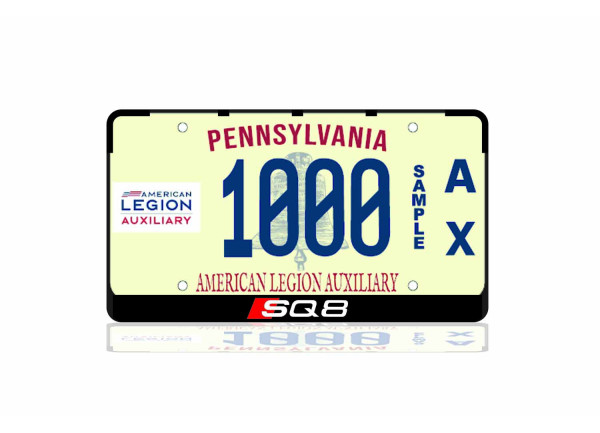License Plate Frame for Audi SQ8 Var.1 (USA type)