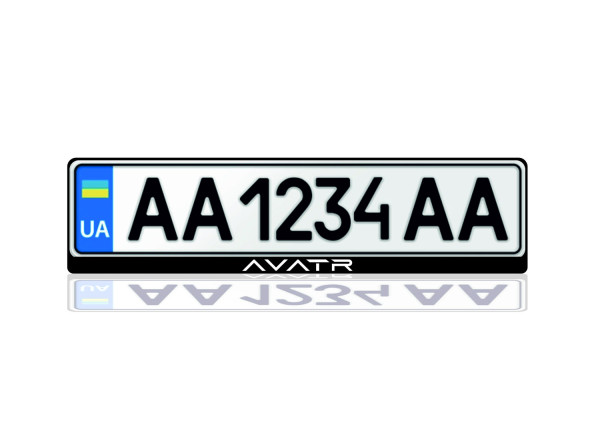 License Plate Frame for Avatr (Europe type)