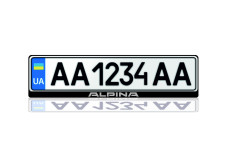 License Plate Frame for Alpina (Europe type)