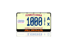 License Plate Frame for Alpina (USA type)