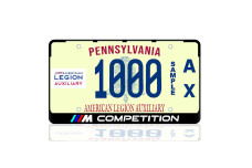 License Plate Frame for ///M Competition Var.1 (USA type)