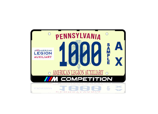 License Plate Frame for ///M Competition Var.1 (USA type) License Plate Frame for ///M Competition Var.1 (USA type)