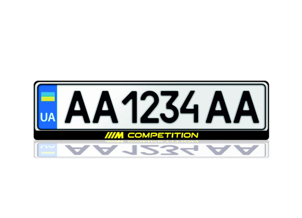 License Plate Frame for ///M Competition Var.2 (Europe type) License Plate Frame for ///M Competition Var.2 (Europe type)