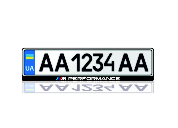License Plate Frame for ///M Performance Var. 1 (Europe type)