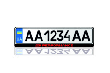 License Plate Frame for ///M Performance Var. 2 (Europe type)